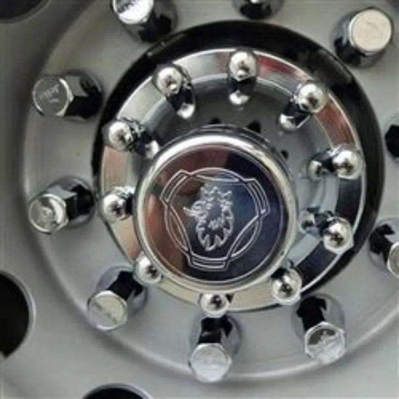 Capa Porca Cubo Belga Cromada 18-24mm Kit 10un