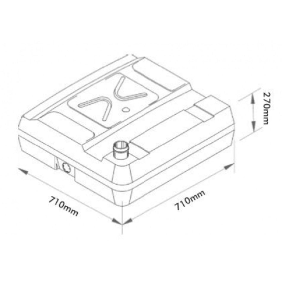 Kit Tanque Combustível Ford F-1000 1976 a 1991 88L