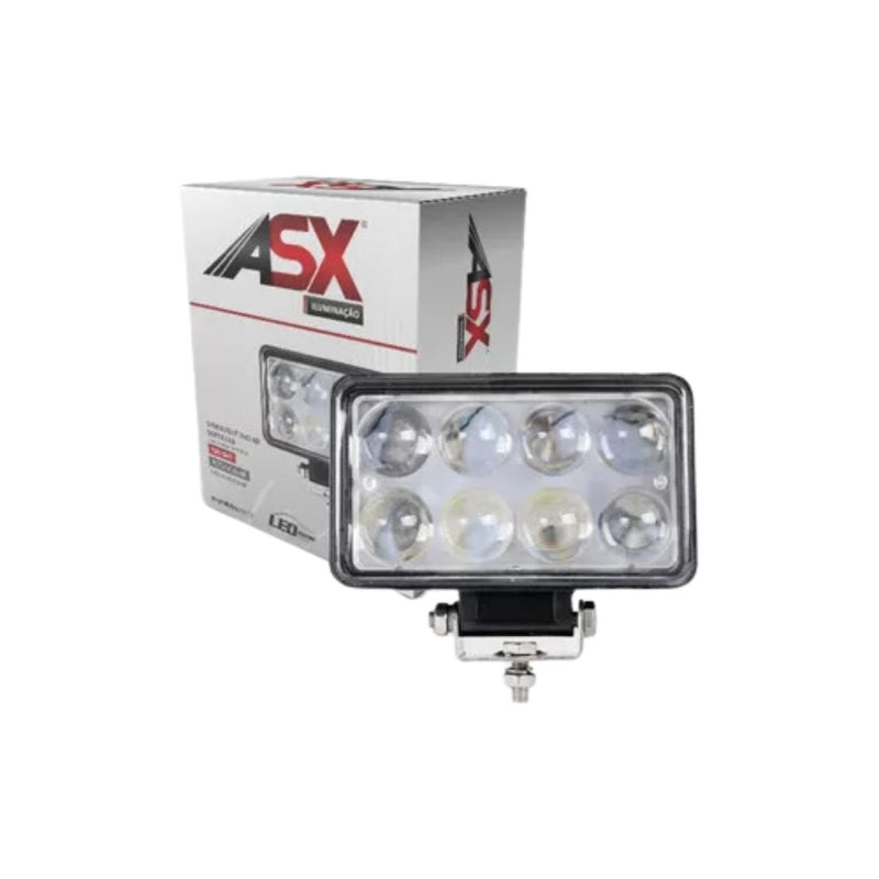 Farolete LED 24W Bivolt Caminhão Ônibus Worklight 8 LEDs