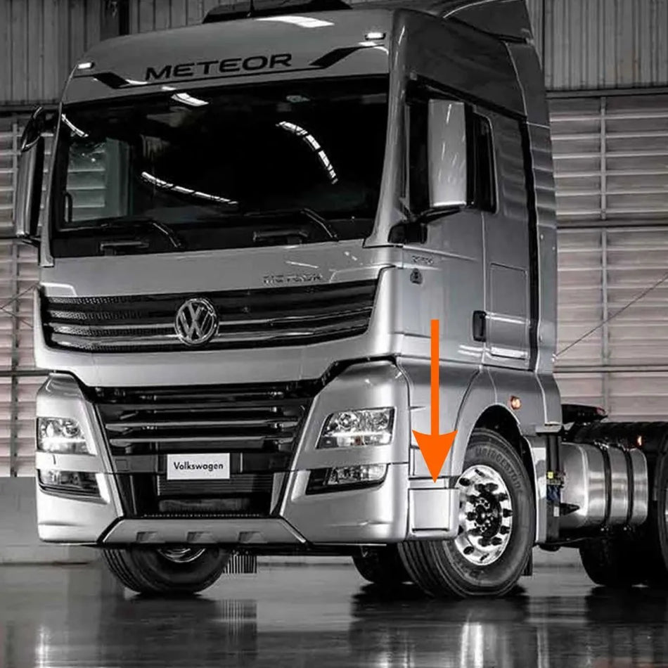 Tampa Estribo Volkswagen Meteor Par Branca com Parafusos