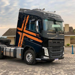 Buzina Marítima Cromada 74cm 12/24V para Caminhão