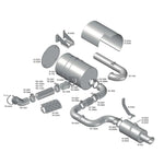 Tubo Saída Catalisador 5" Volvo FH FM 2004-2011 Direito