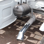 Ponteira Cromada Curva Longa Escapamento Caminhão 4" 5"