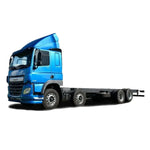 Defletor Ar DAF CF Cabine Baixa Rígido Completo Fibroplast