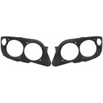 Moldura Farol Mercedes Atego 2012+ Direito Esquerdo BL Fibras