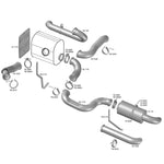 Tubo Saída Catalisador Volvo FH 2012-2021 Direito