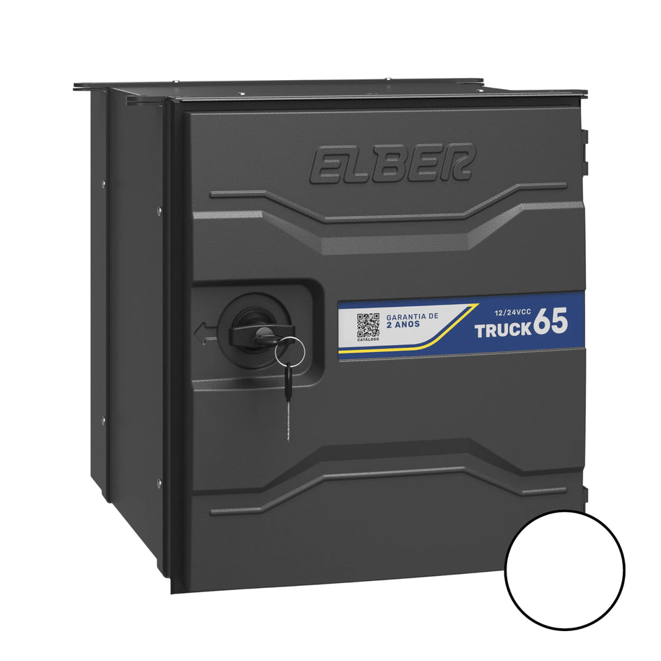 Geladeira Caminhão Externa 65L 12v 24v Elber Branca