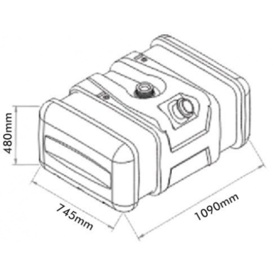 Kit Tanque Combustível Mercedes-Benz 1620 300L 2003+