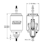 Molas Pneumáticas Cabine Scania S5 R Highline até 2011