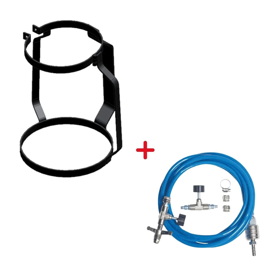 Kit Encanamento Gás Caminhão Completo com Suporte 13kg