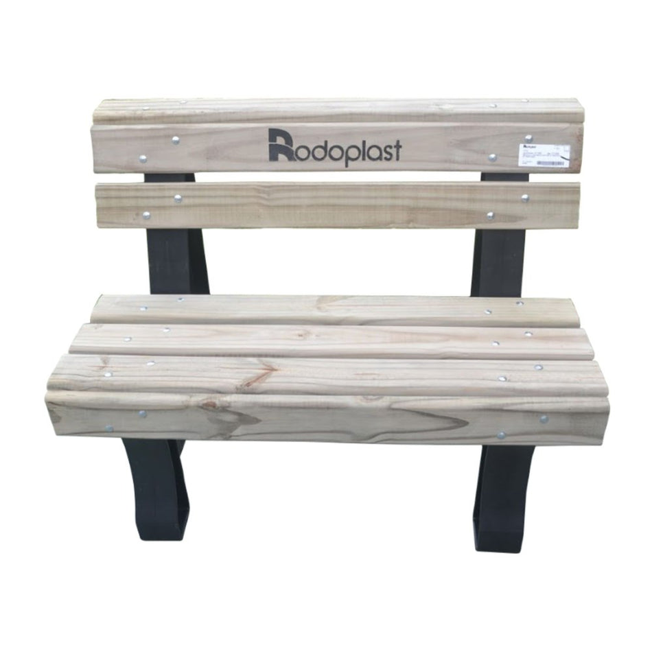 Banco Madeira 2 Lugares Plus Rodoplast p/ Caminhão