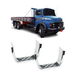 Estribo Inox Lateral Mercedes 1113 1114 Tipo Escada