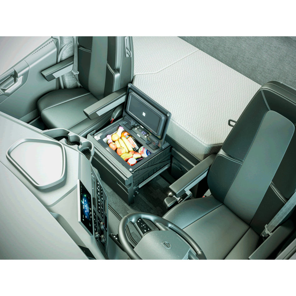 Geladeira 32L Volvo FH 12v 24v Gaveta Interna Caminhão