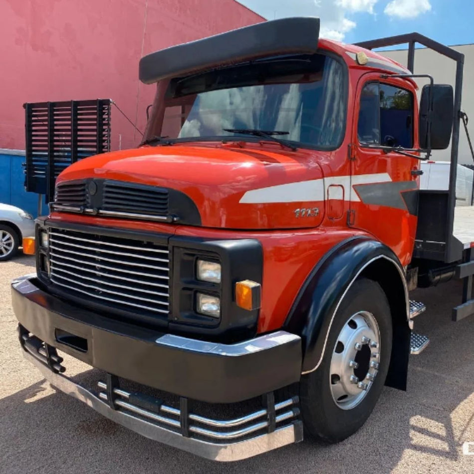 Para-choque Argentino Duplo Mercedes 1113 1517 Cara Preta Bepo