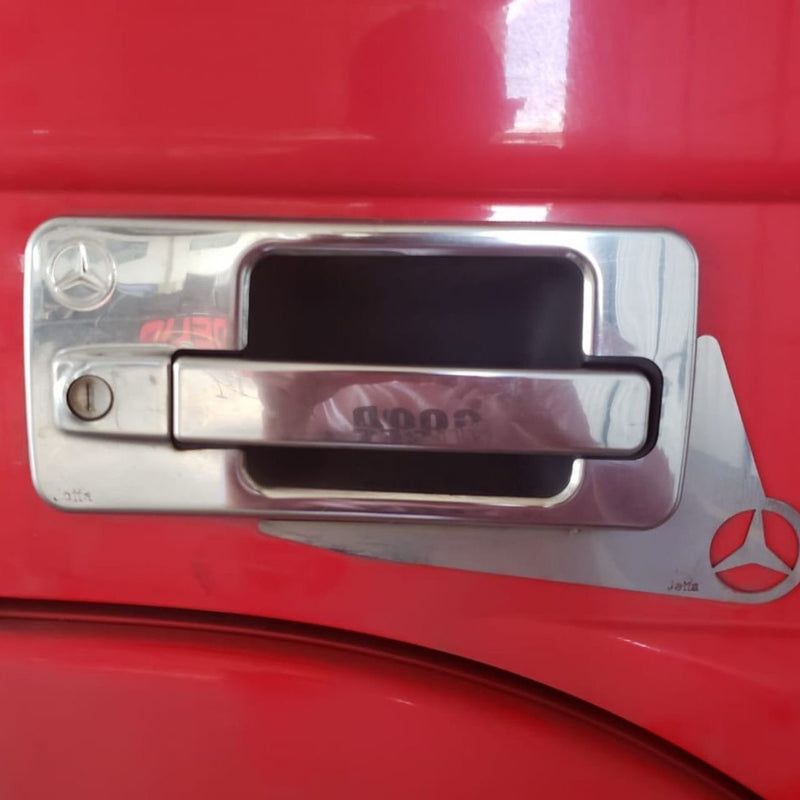 Capa Fechadura Porta Mercedes New Actros Axor Atego Cromada