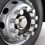 Capa de Porca Roda Boliviana Cromada 27/30/32/33mm - 10un