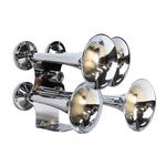 Buzina de Trem 4 Cornetas Cromadas 12/24V Caminhão
