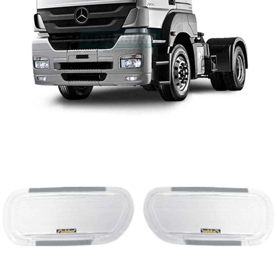 Capa Farol Acrílico Auxiliar Mercedes-Benz Axor