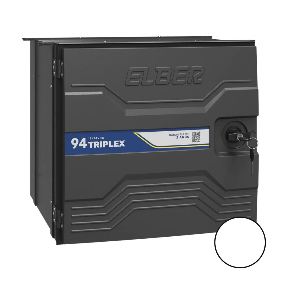 Geladeira Caminhão Externa 94L 12v 24v Elber Triplex Branco