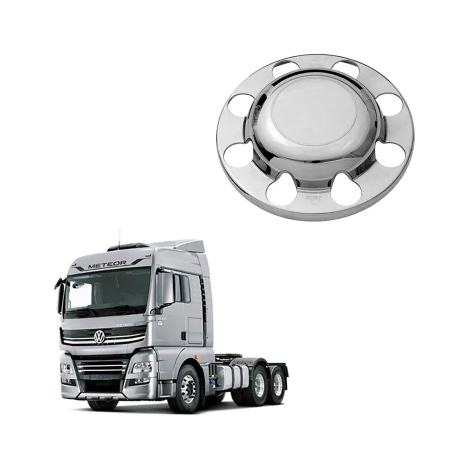 Tampa Cubo Tração VW Meteor Pesado Semi-Pesado Cromada