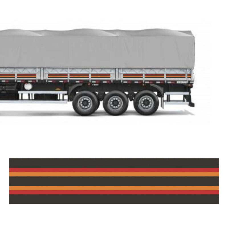 Faixa Adesivo Carreta Mercedes-Benz 1932/1933 - 27 Peças
