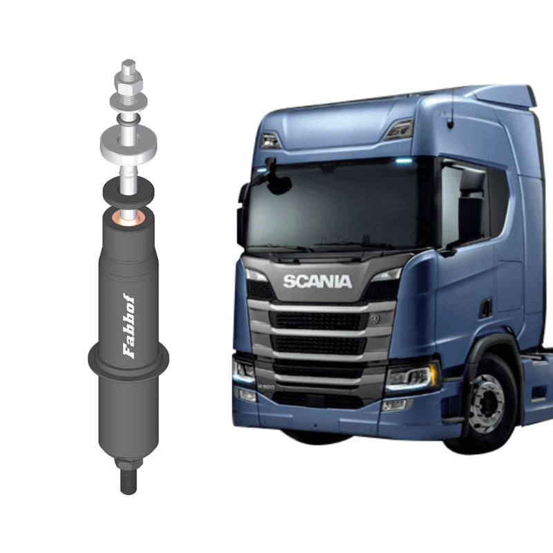 Amortecedor Cabine Scania R S NTG 2019+ Dianteira Fabbof