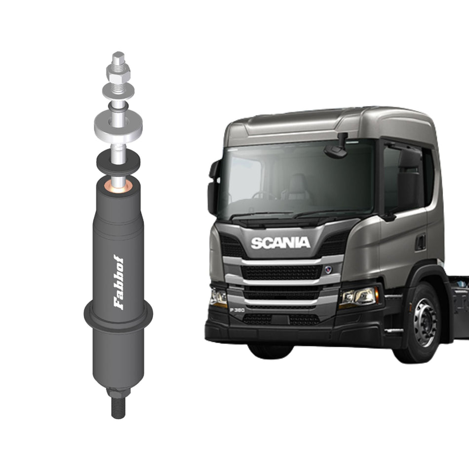 Amortecedor Cabine Scania P G 2019+ Dianteiro Fabbof