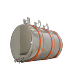 Barrica Água Inox 50L Carroceria Caminhão c/ Torneira