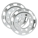 Calota Americana Dianteira Aro 22.5 Inox Modelo Seed - Par