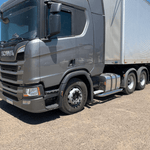 Escapamento Cromado Scania NTG 2019 Lado Esquerdo