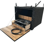 Caixa Comida Caminhão 2 Andares Fogão Chimba 60x55x60cm