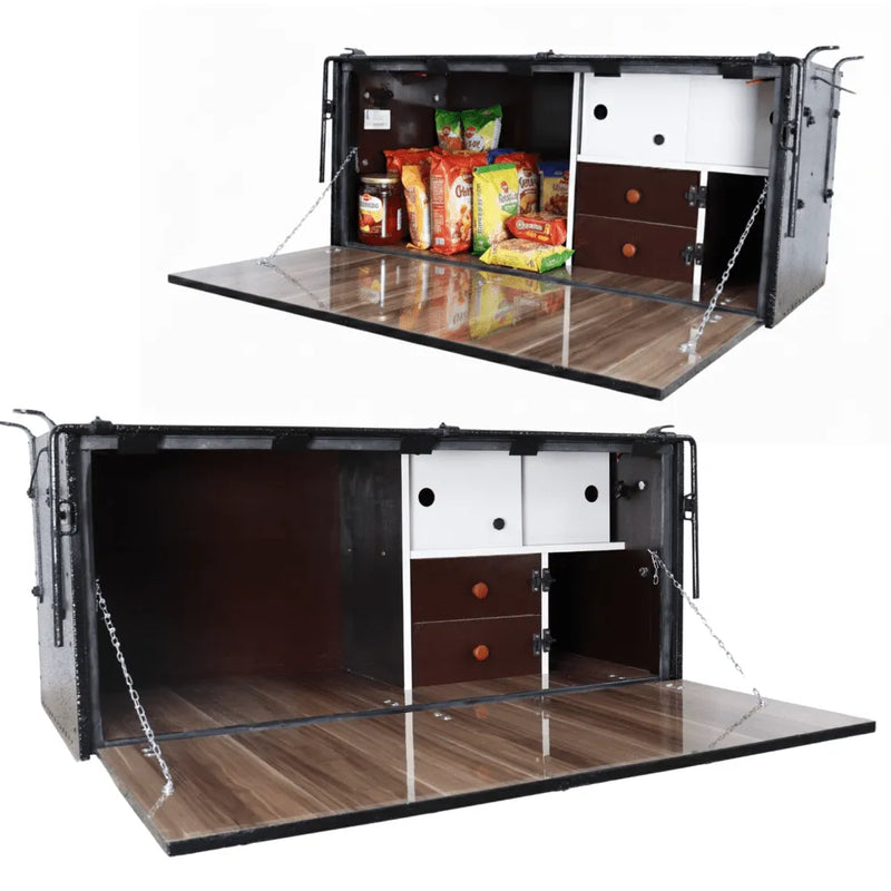 Caixa de Comida Caminhão 1,16m 3/4 Econômica PC Cozinhas