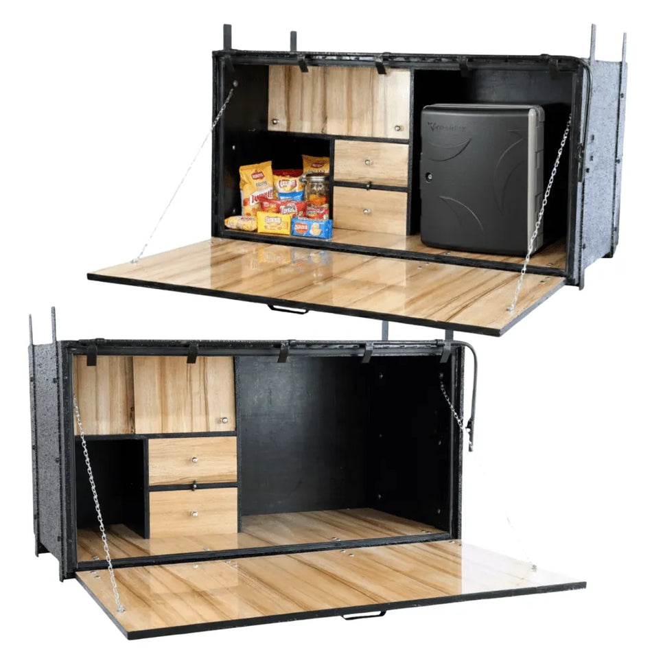 Caixa de Comida Caminhão 1,20m c/ Espaço Geladeira 75L Chimba