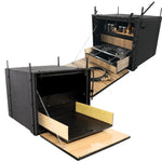 Caixa Comida Caminhão 2 Andares Fogão Chimba 60x55x60cm