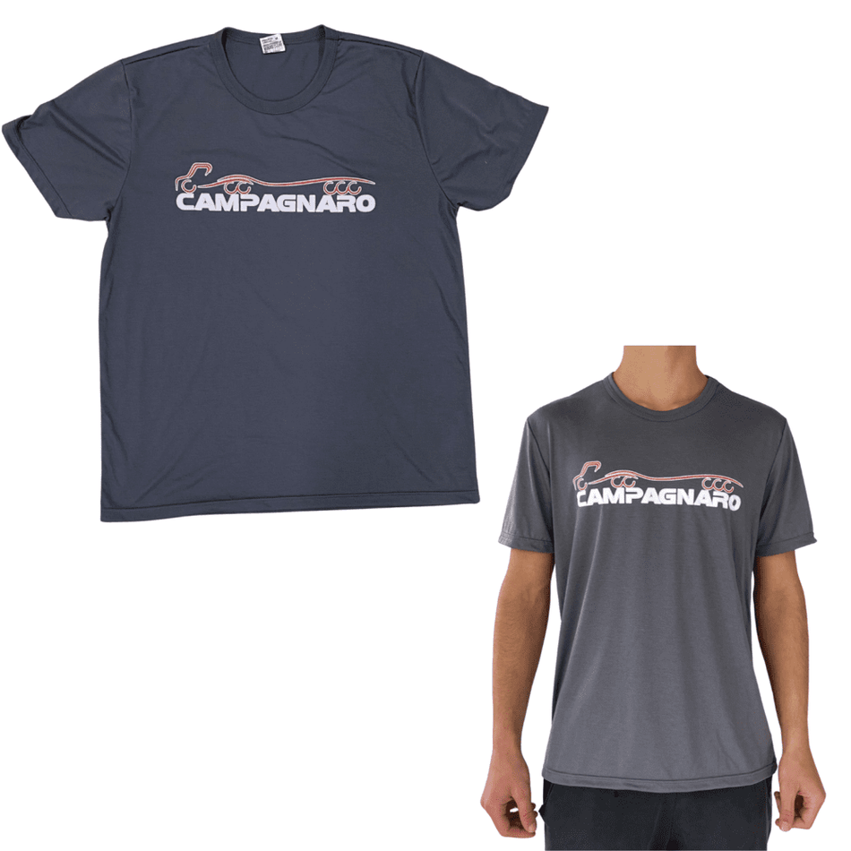 Camiseta Oficial Campagnaro Cinza - Poliviscose Unissex
