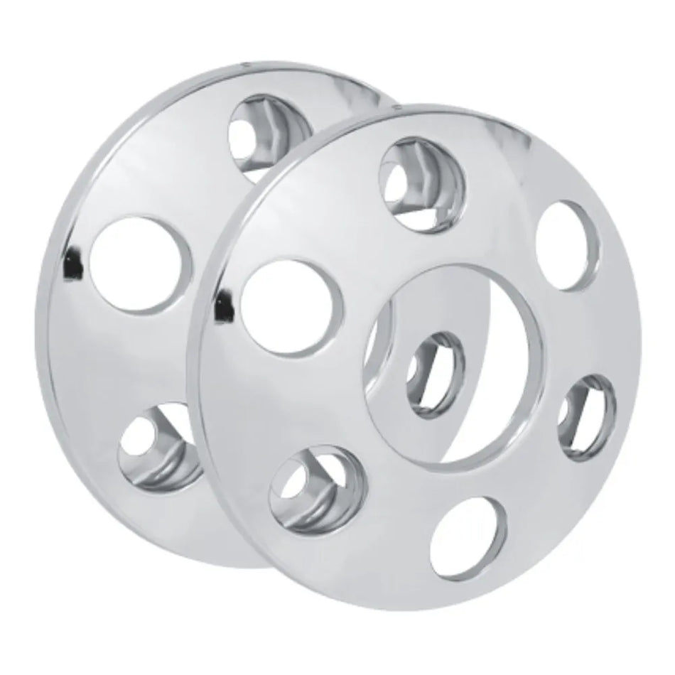 Calota Traseira Inox Aro 17.5 Ford Cargo Mercedes VW - Par