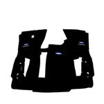 Jogo Tapete Ford Cargo 1517 2422 2842 - 5 Peças Preto