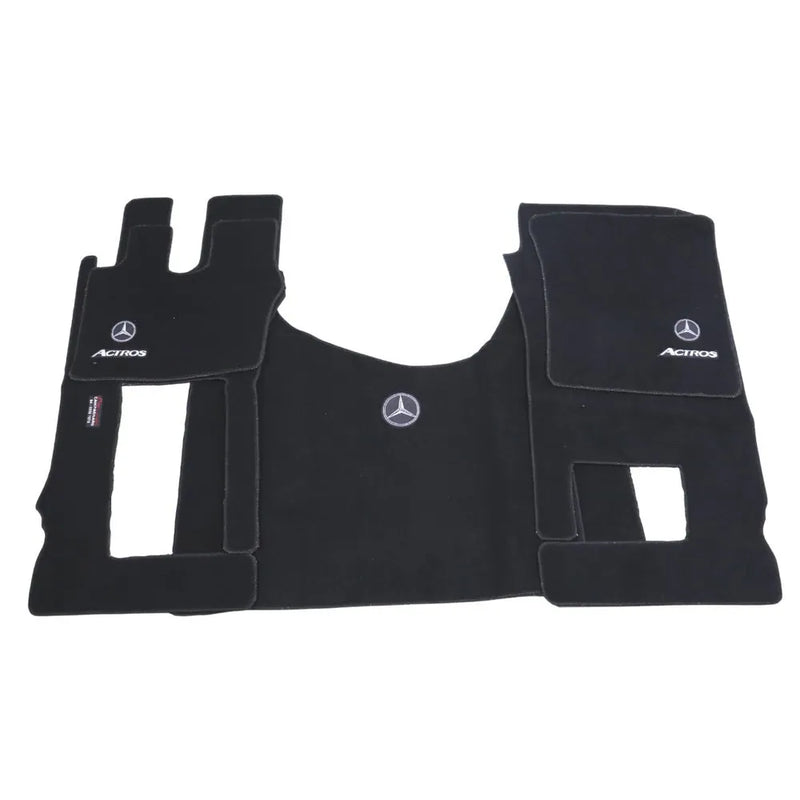 Jogo Tapete Preto Mercedes-Benz Actros 7 Peças