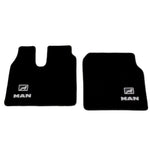 Jogo Tapete Preto Volkswagen MAN 6 Peças Borracha