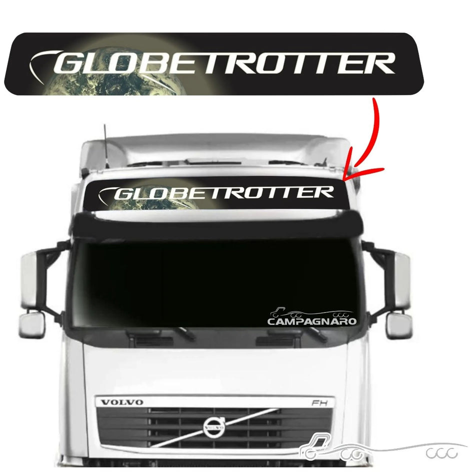 Adesivo Luminoso Volvo Globetrotter Cinza - Campagnaro
