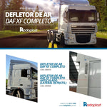 Defletor de Ar DAF XF Completo Rodoplast Branco