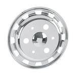 Calota Americana Dianteira Inox Sem Câmara Mercedes Ford - Par