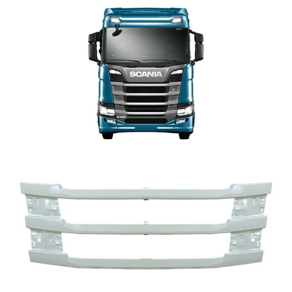 Grade Frontal Superior Scania NTG R/S BL Fibras Metal