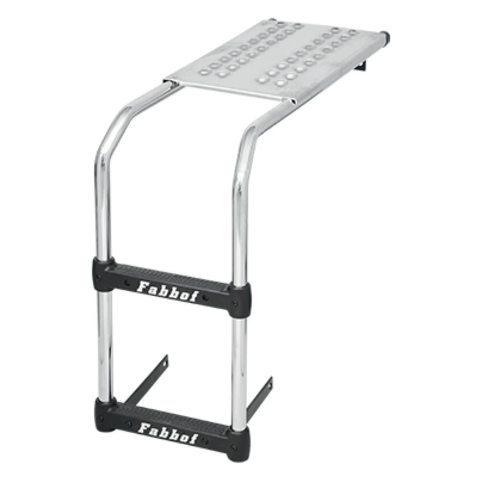 Escada Plataforma Tanque Arla Volvo FH 2012 a 2014 Cromada