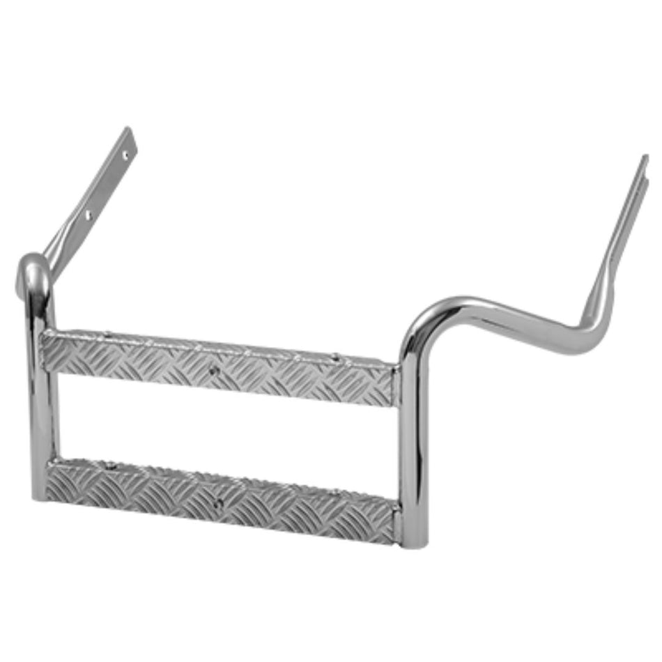 Escada Plataforma Bateria Volvo FH FM NH até 2014 Cromada