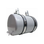 Reservatório Alumínio 30L Cilíndrico Prata Caminhão Carreta