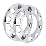 Calota Cromada 10 Furos Elegance Dianteira - Par