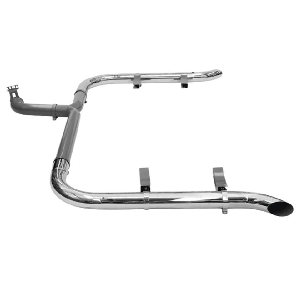 Kit Escapamento Cromado Duplo Scania P G R 2008-2011 Euro 3