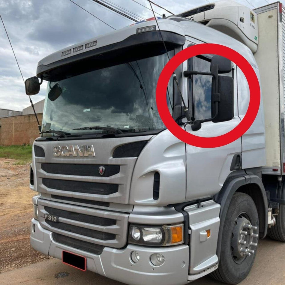 Braço Espelho Retrovisor Scania P até 2018 Original