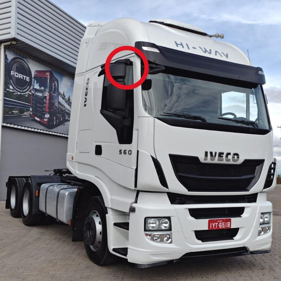 Braço Espelho Superior Iveco Hi-Way Tector 9.190 11.190